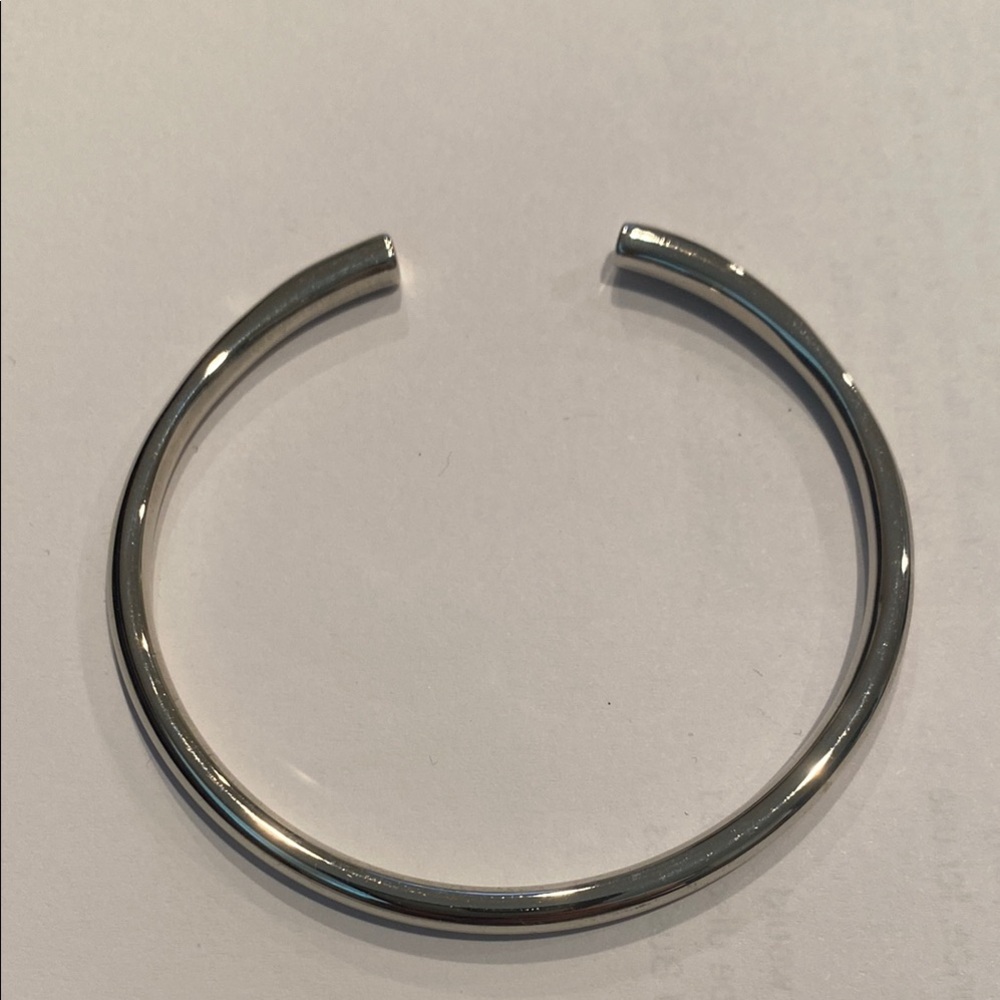 Cat Silver Minimalist Cuff Bracelet Jewelry